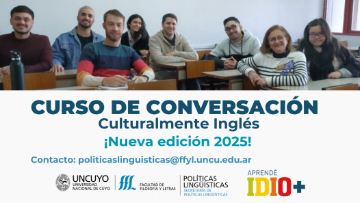 imagen Nueva edición del Curso de Conversación: Culturalmente Inglés 2025