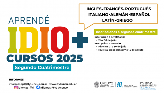 imagen Aprendé IDIO+ en el Segundo Cuatrimestre 2025: enterate de toda la oferta de cursos