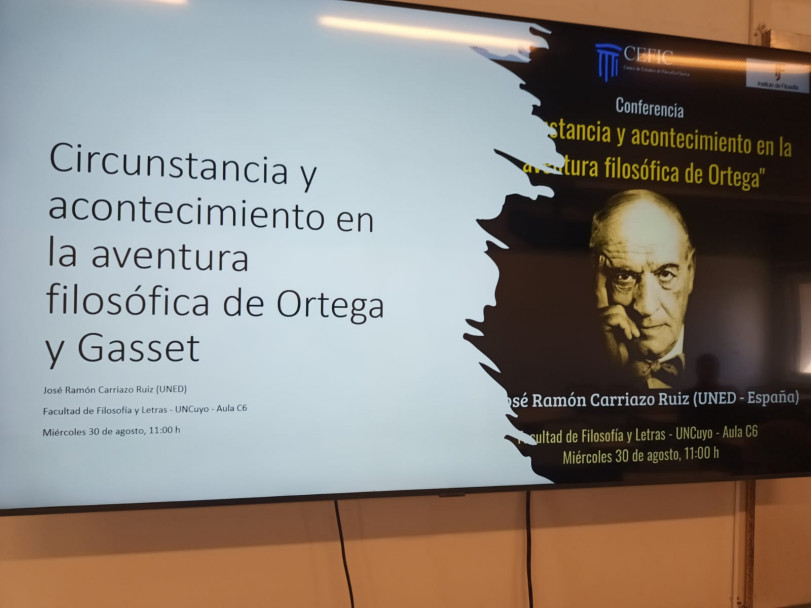 imagen "Para Ortega, el hombre construye como resultado del pensamiento"
