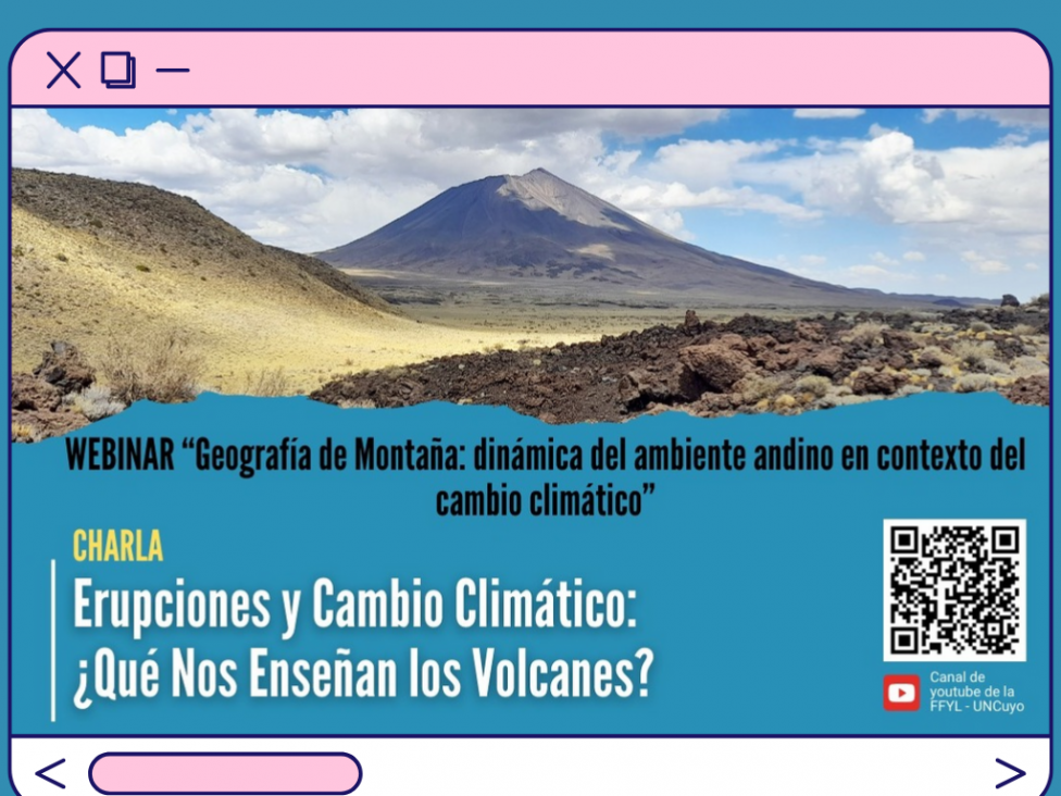 imagen Webinario "Geografía de Montaña: dinámica del ambiente andino en contexto del cambio climático"