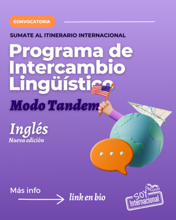 imagen ¿Te gustaría practicar inglés con estudiantes nativos? Vuelve ModoTandem Inglés