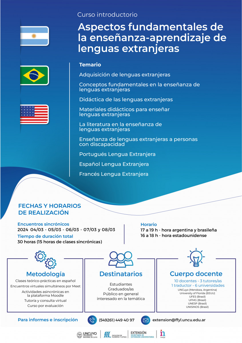 imagen "Curso introductorio: Aspectos fundamentales de la enseñanza-aprendizaje de lenguas extranjeras"