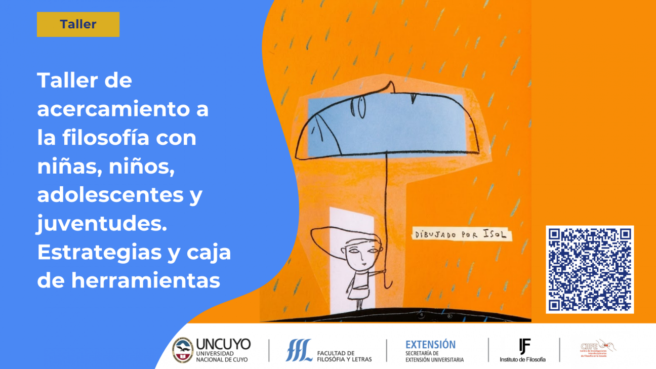 imagen Taller de acercamiento a la filosofía con niñas, niños, adolescentes y juventudes. Estrategias y caja de herramientas