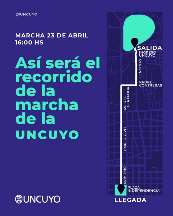 imagen Marcha en defensa de la educación: convocatoria, justificaciones y recorrido