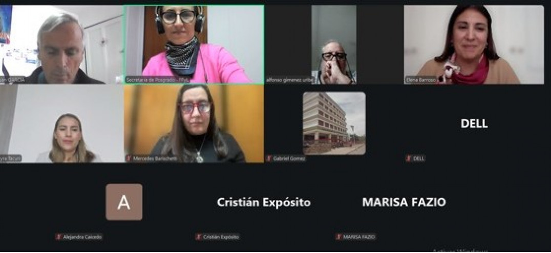 imagen Defensa de tesis de la Lic. Mayra TACURÍ ORDOÑEZ