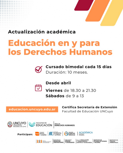 imagen Curso de educación en y para los Derechos Humanos