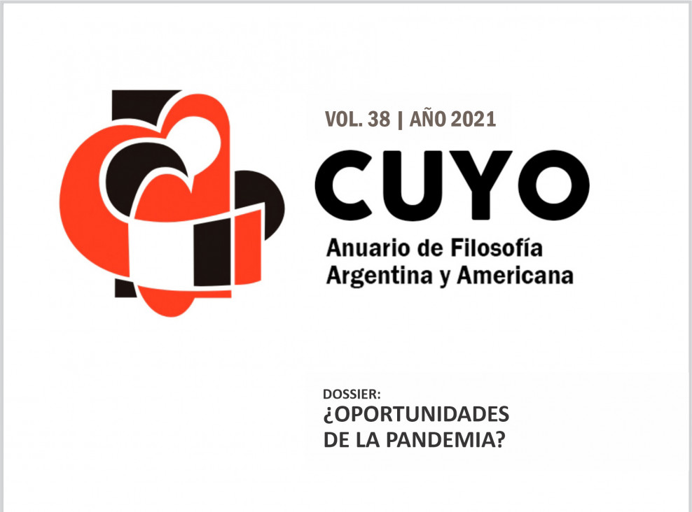 imagen Nuevo número de Cuyo – Anuario de Filosofía Argentina y Americana