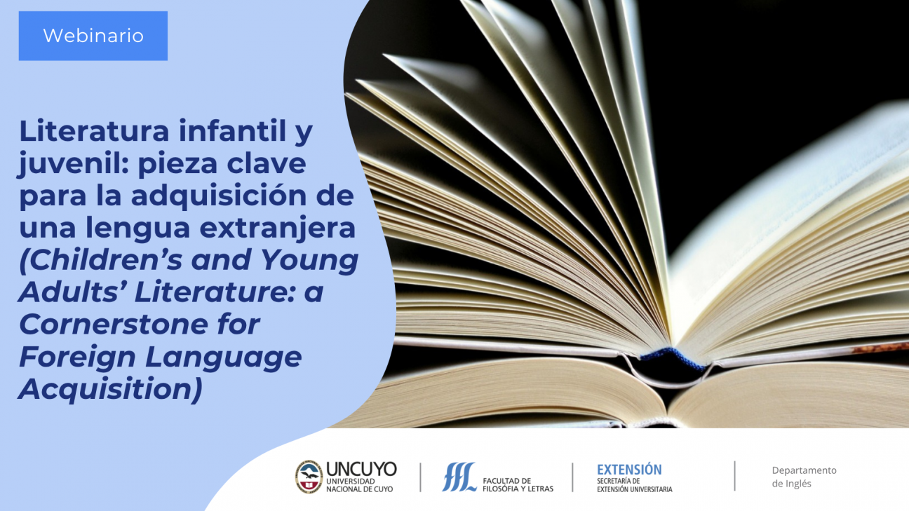 imagen Organizan un webinario gratuito sobre la Literatura Infantil y Juvenil como recurso para la enseñanza del inglés
