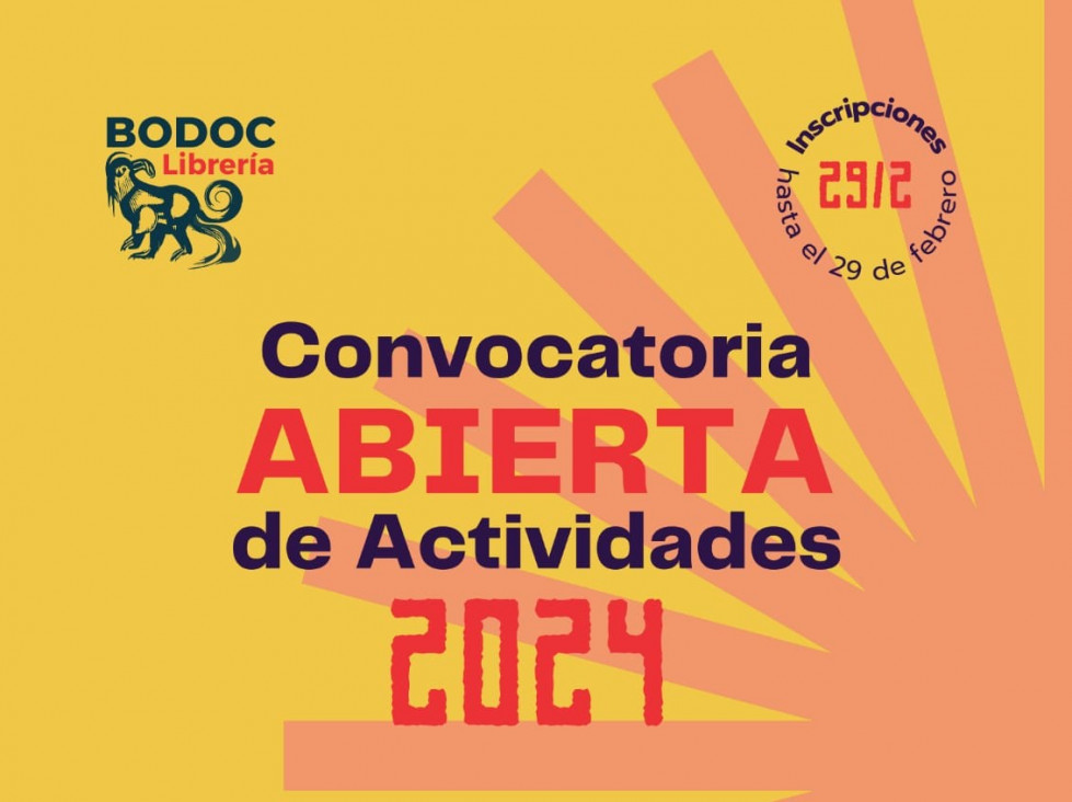 imagen Convocatoria Abierta de Actividades 2024 | BODOC Librería y Espacio Cultural FFyL UNCuyo 