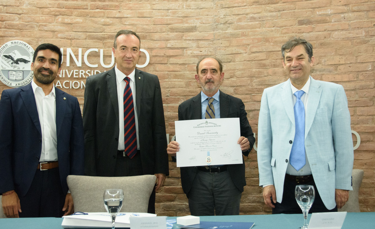 imagen Honoris Causa: el filósofo Daniel Innerarity es para siempre de la UNCUYO