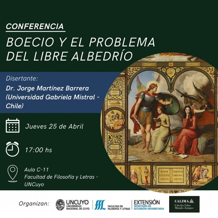 imagen Conferencia "Boecio y el problema del libre albedrío"