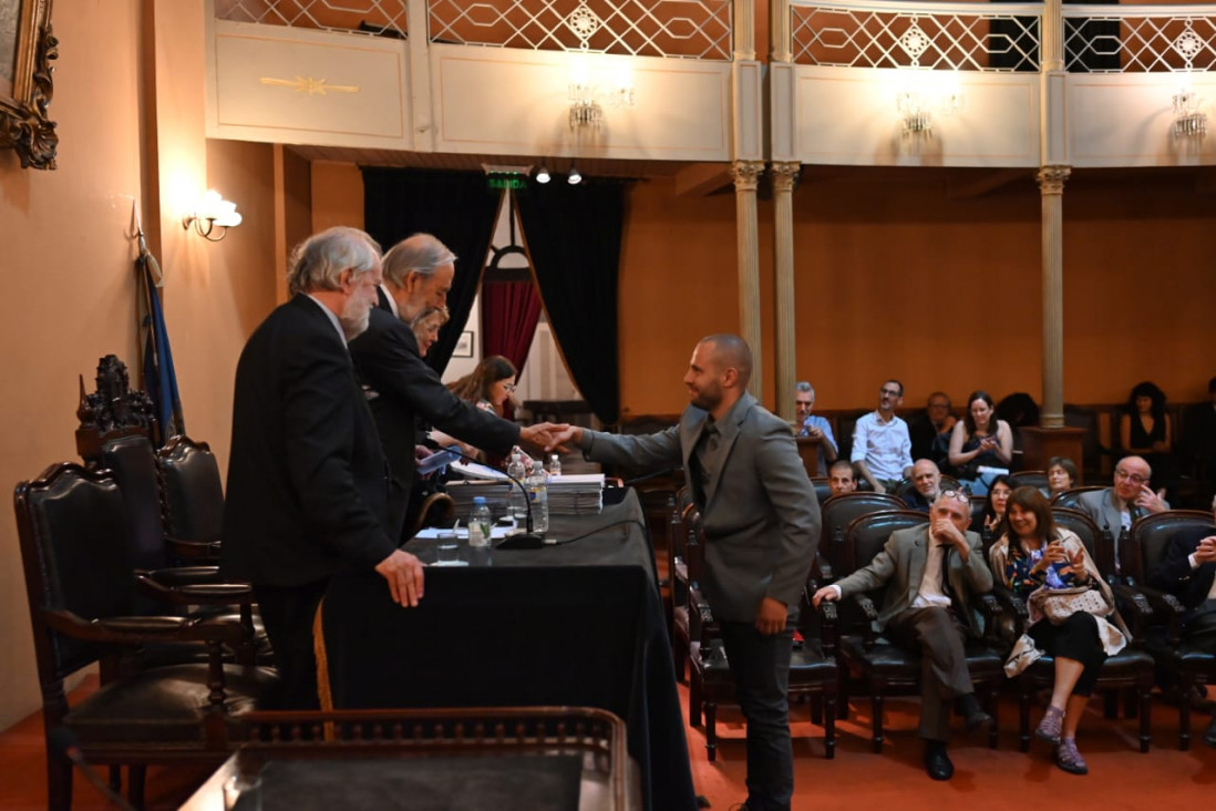 imagen Eduardo Rossa  fue distinguido por la Academia Nacional de la Historia 