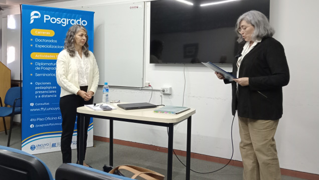 imagen Defensa de tesis de la Prof. María José LÓPEZ 