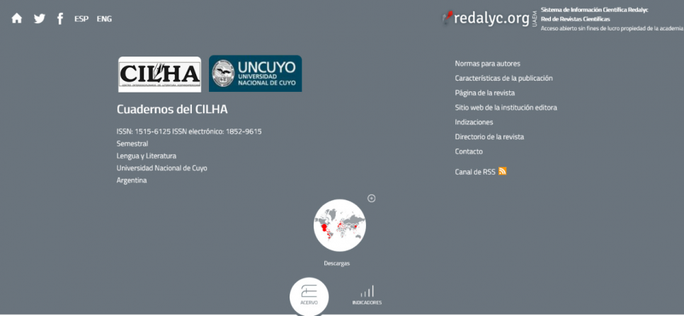 imagen Los Cuadernos del CILHA ingresan en Redalyc: la única revista científica de la UNCUYO en esta base de datos