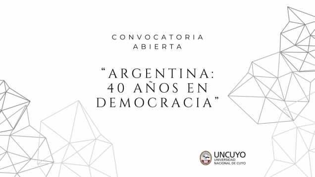 imagen Concurso "ARGENTINA: 40 años en democracia"
