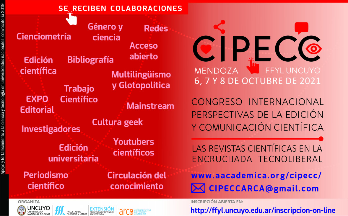 imagen Participá del Congreso Internacional "Las publicaciones científicas en la encrucijada tecnoliberal"