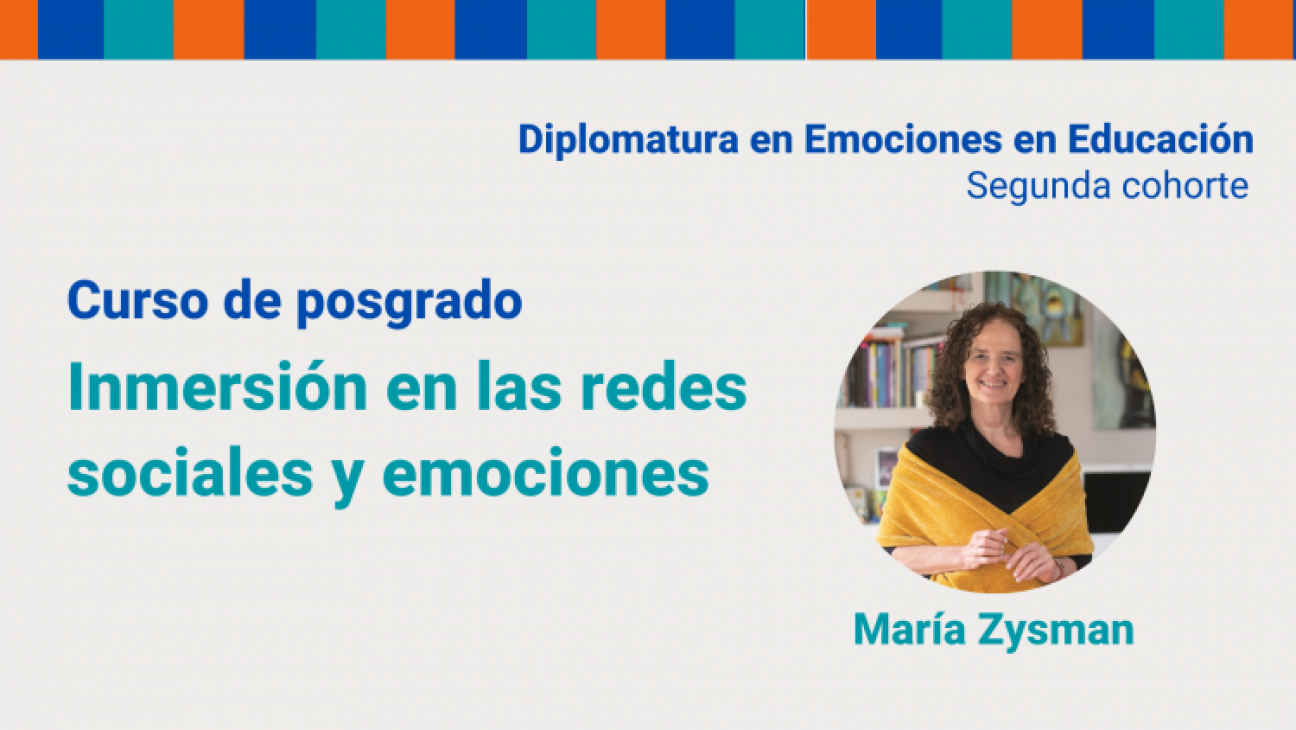 imagen Redes sociales y emociones, tema de un curso de posgrado para docentes