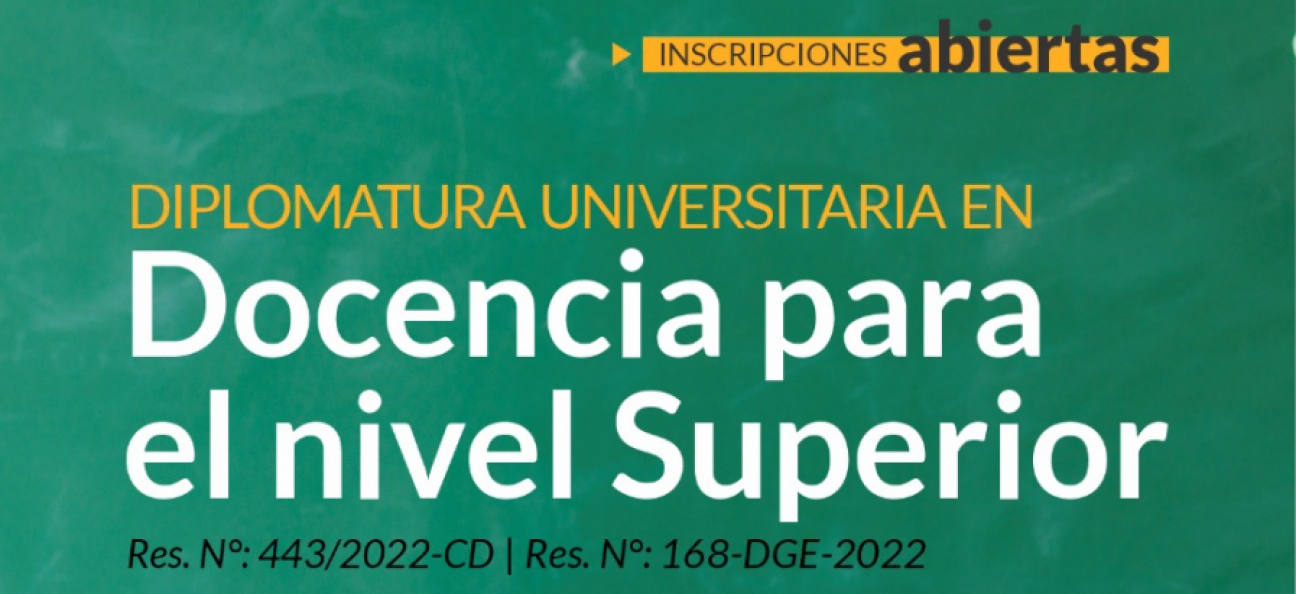 imagen Comienza la 2da. Cohorte de la Diplomatura Universitaria en Docencia para el Nivel Superior