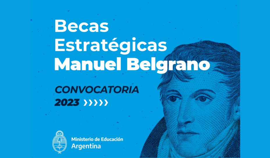 imagen Convocatoria 2023 para las Becas Estratégicas Manuel Belgrano