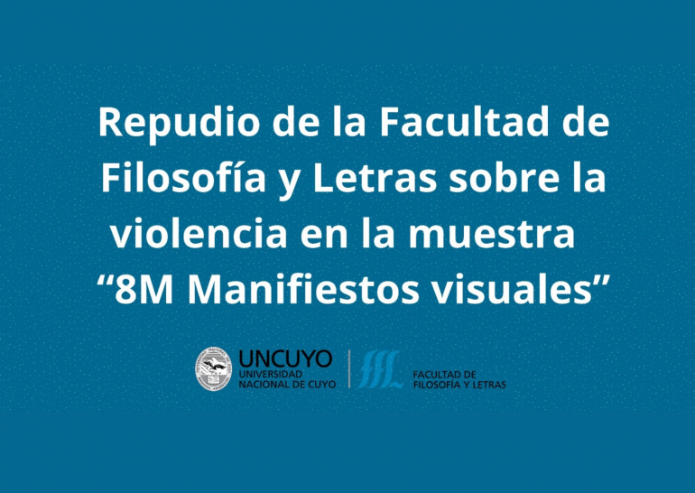 imagen La FFyL repudia la violencia en la muestra "8M Manifiestos Visuales"