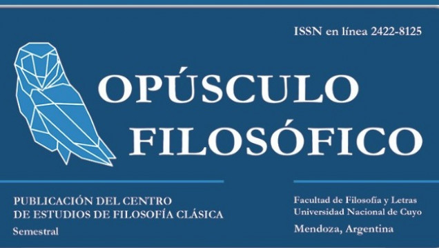 imagen Opúsculo filosófico lanza su nuevo sitio web dentro del portal de revistas de la UNCUYO