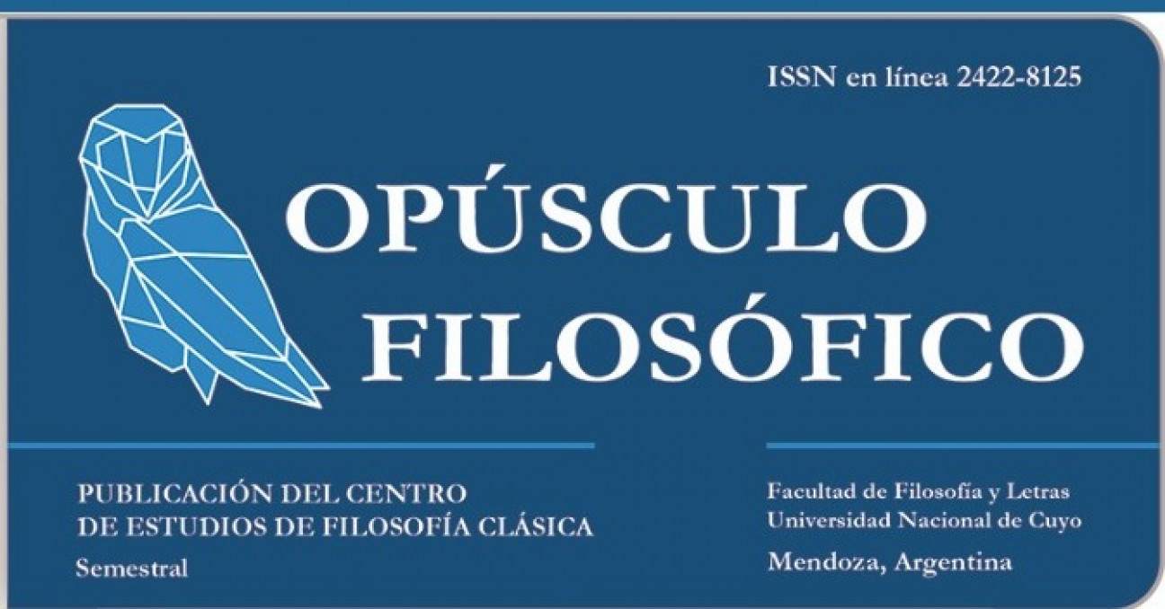 imagen Opúsculo filosófico lanza su nuevo sitio web dentro del portal de revistas de la UNCUYO