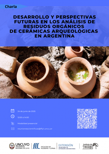 imagen Especialista desarrollará el tema de los análisis de residuos orgánicos en cerámicas arqueológicas