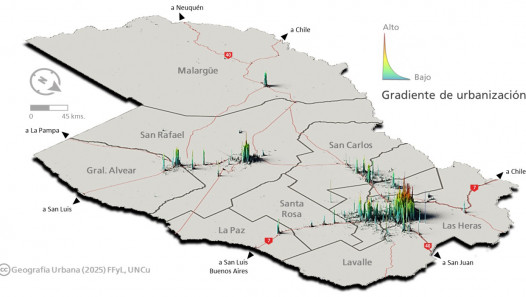 imagen Estudiantes de la FFyL analizaron el crecimiento urbano en la provincia de Mendoza