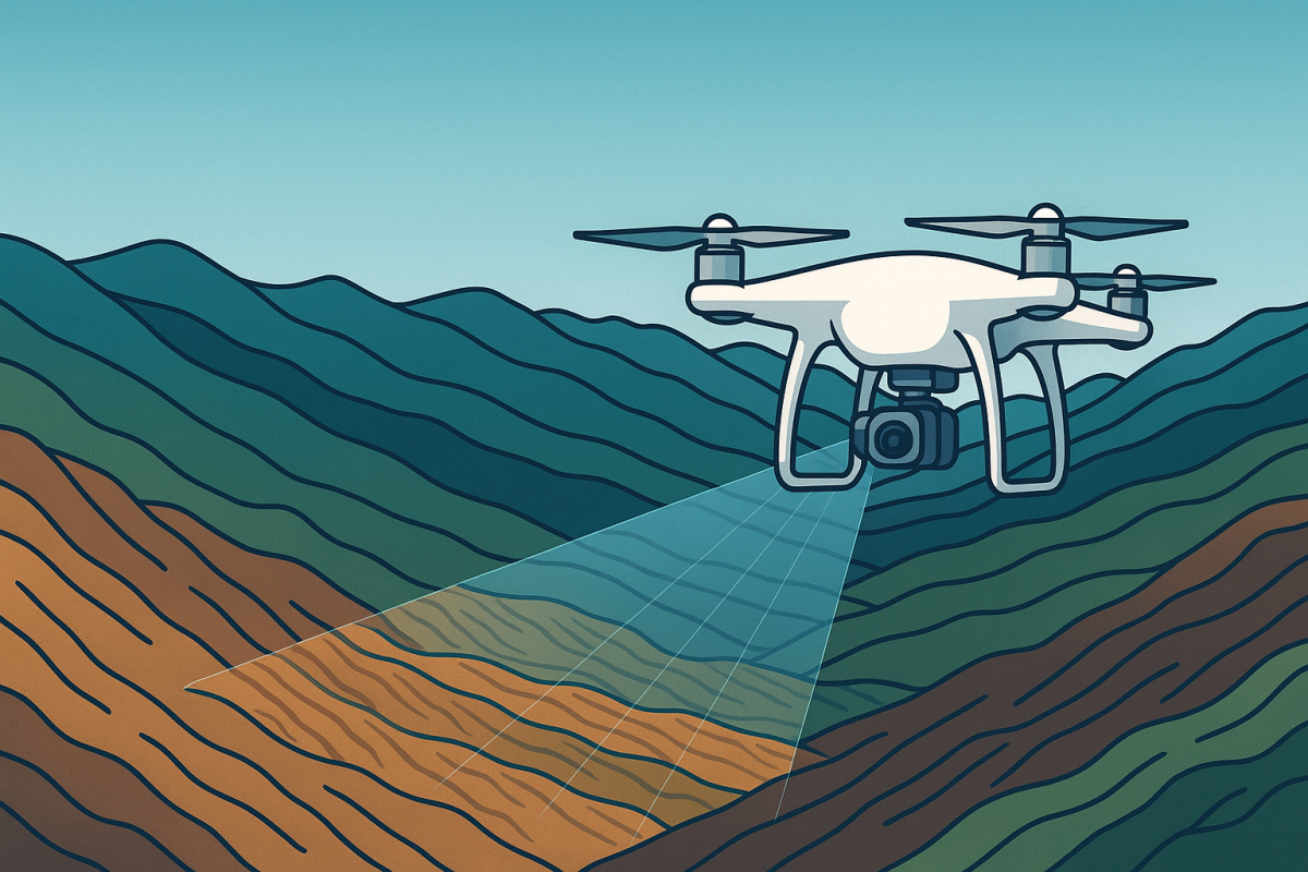imagen Topografía con drones en zonas de montaña: procesamiento y producción de mapas topográficos en alta resolución