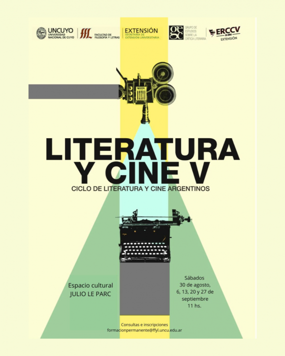 imagen Se realizará un nuevo curso del ciclo sobre Literatura y Cine argentinos