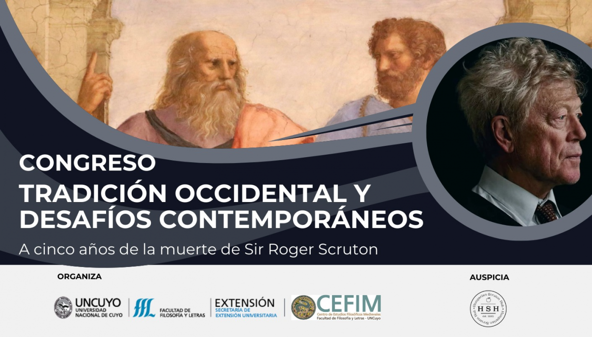 imagen ¡INSCRIPCIONES ABIERTAS! Congreso "Tradición Occidental y Desafíos Contemporáneos. A cinco años de la muerte de Sir Roger Scruton"