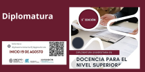 imagen Diplomatura Universitaria en Docencia para el Nivel Superior (5ta. Cohorte)