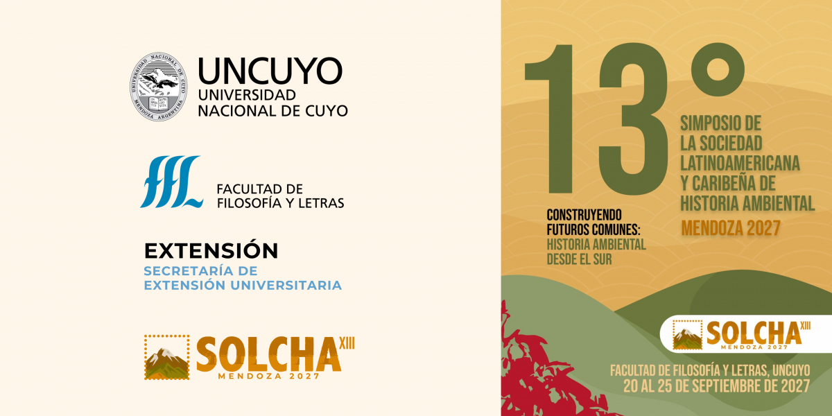 imagen XIII Simposio de la Sociedad Latinoamericana y Caribeña de Historia Ambiental (SOLCHA)