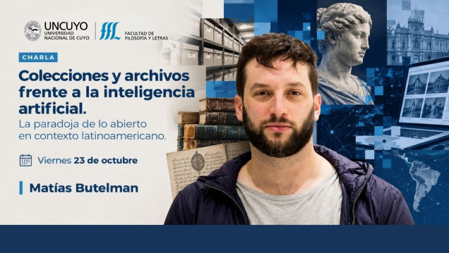 imagen Matías Butelman brindará una charla en la FFyL sobre colecciones, archivos e inteligencia artificial