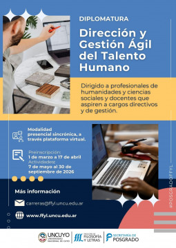 imagen Diplomatura de Posgrado: Dirección y Gestión Ágil del Talento Humano