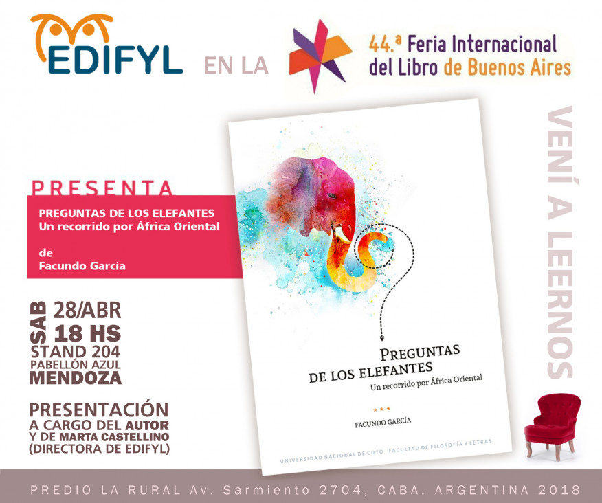 imagen "Preguntas de los Elefantes" se presentará Feria Internacional del Libro