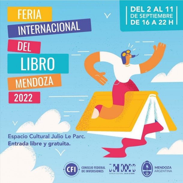 imagen Flyer de la Feria Internacional del Libro Mendoza 2022