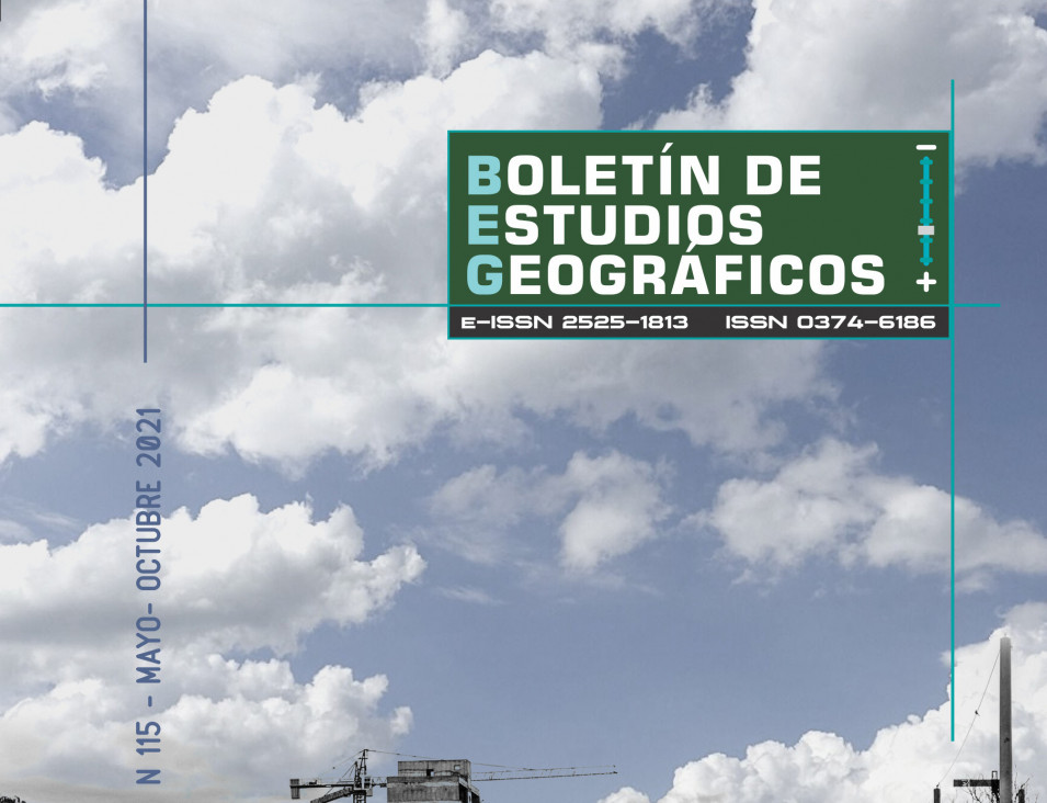 imagen Nuevo número del Boletín de Estudios Geográficos 