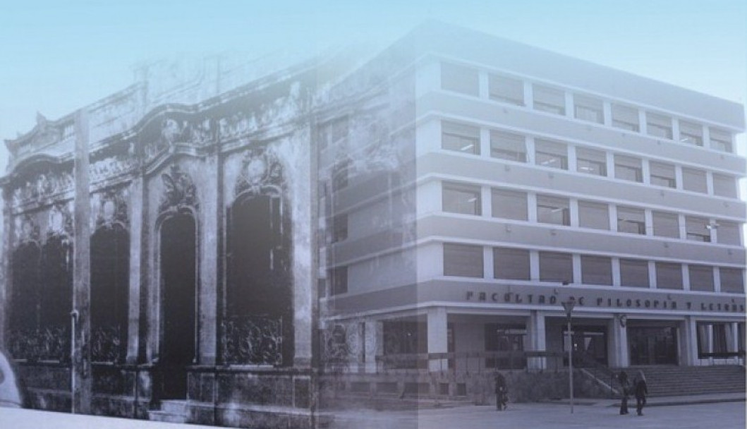 imagen Ayer y hoy. El edificio de la calle Las Heras y la actual fachada ubicada en el centro universitario