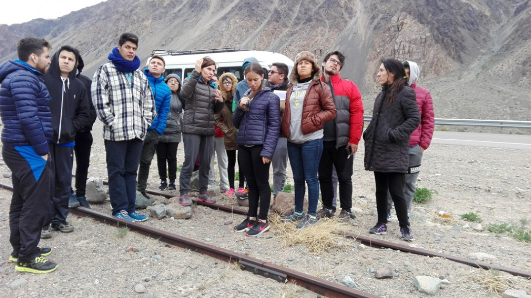 imagen Estudiantes de Geografía visitaron Alta montaña y Potrerillos