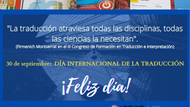 imagen 30 de septiembre:  Día Internacional de la Traducción