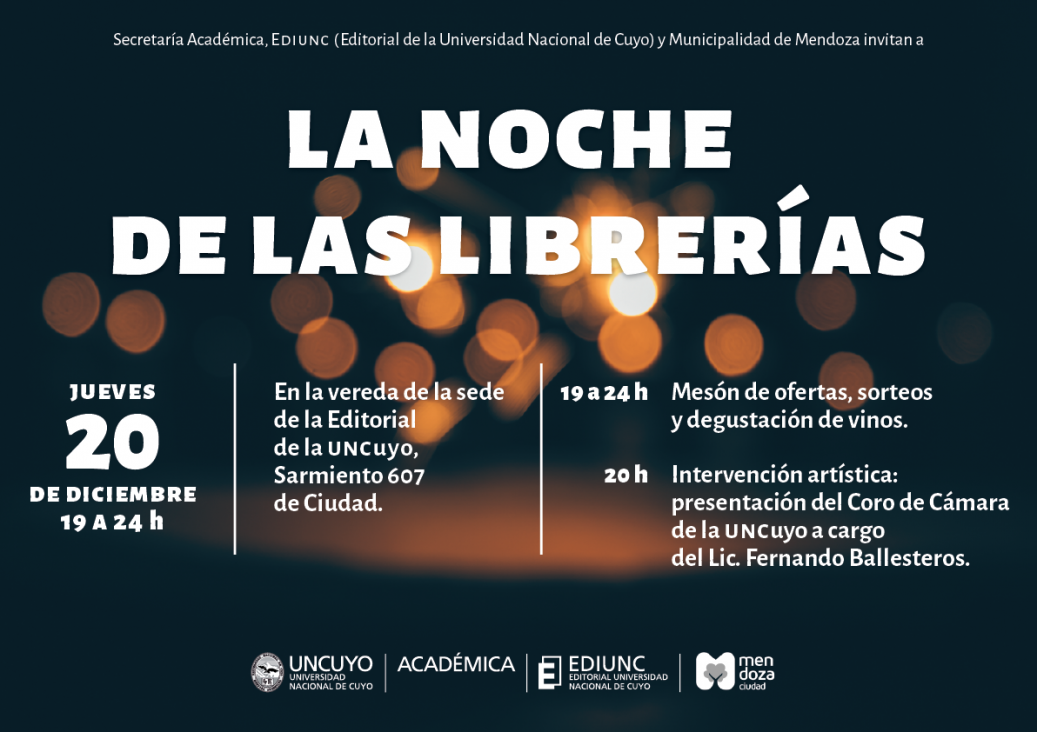 imagen La FFyL estará presente en La Noche de las librerías