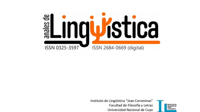 imagen Nuevo número de la revista Anales de lingüística