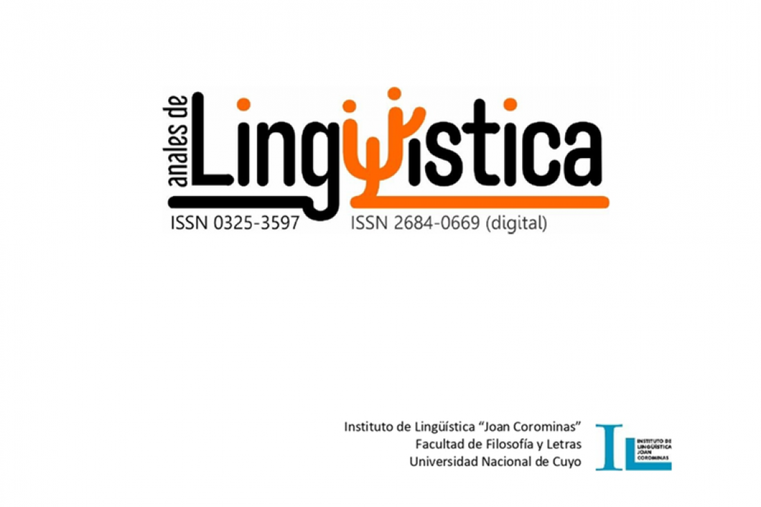 imagen Nuevo número de la revista Anales de lingüística