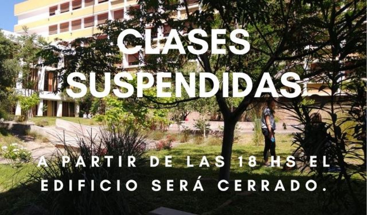 imagen Se suspenden las clases en la FFyL