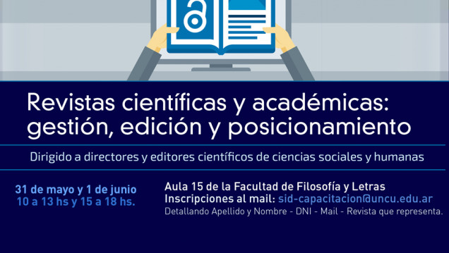 imagen Taller "Revistas científicas y académicas: gestión, edición y posicionamiento"
