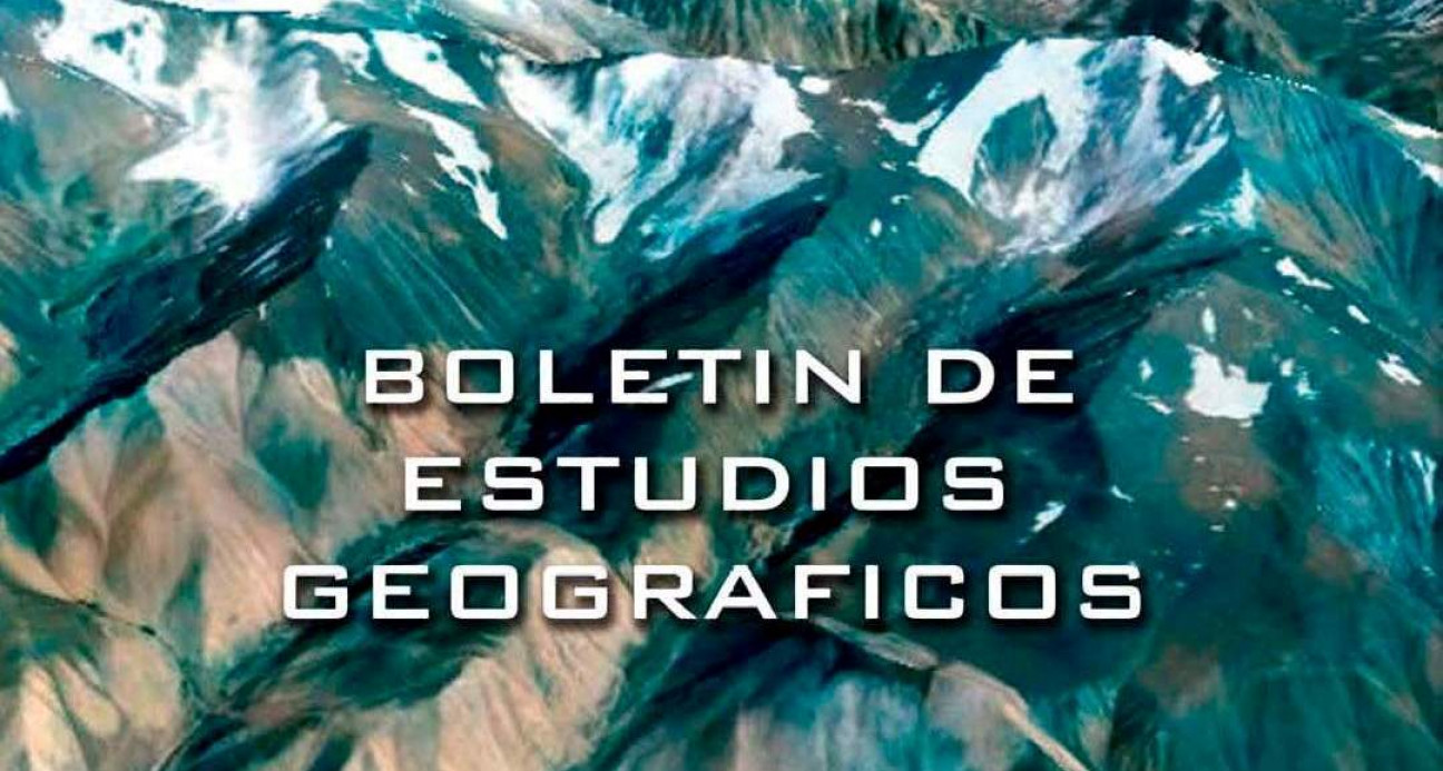 imagen Convocan para publicar en el Boletín de Estudios Geográficos 