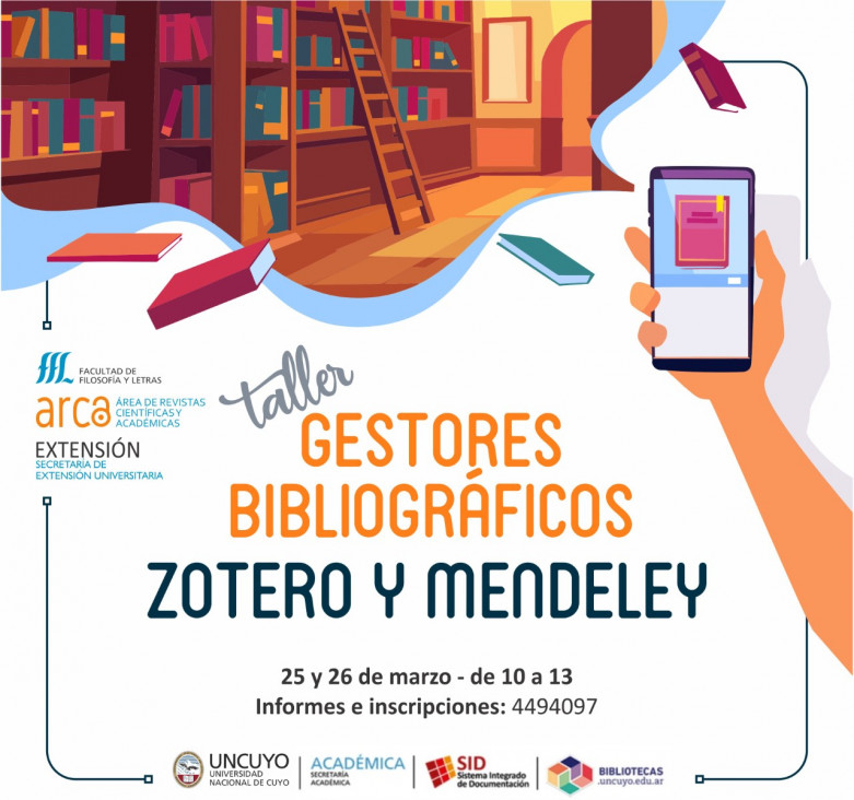 imagen (CUPO COMPLETO) Taller de Gestores Bibliográficos: utilización de Mendeley y Zotero