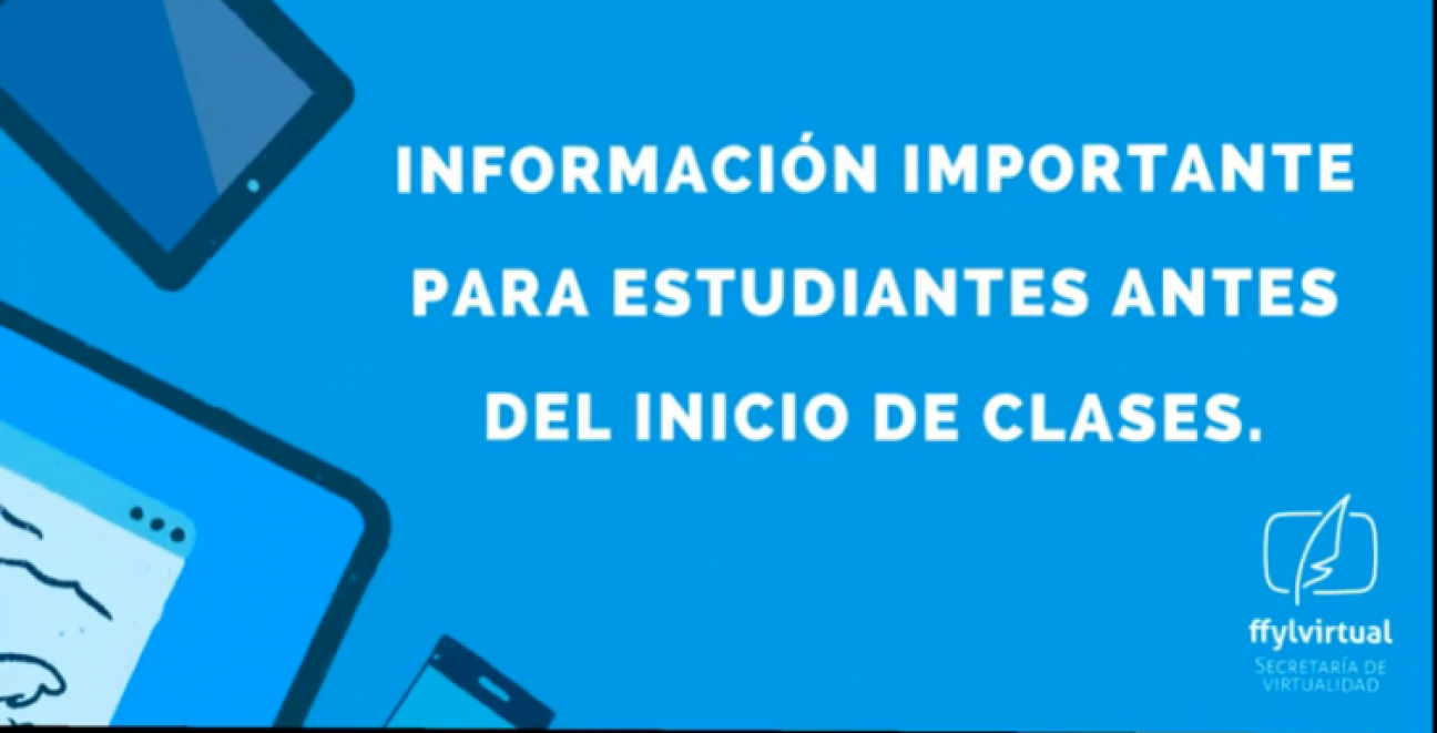 imagen Atención alumnos de primer año: esta semana los docentes darán las claves para las aulas virtuales