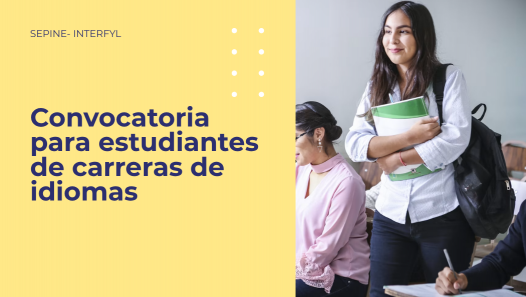 imagen Nueva oportunidad para estudiantes de las carreras de idiomas de la FFyL